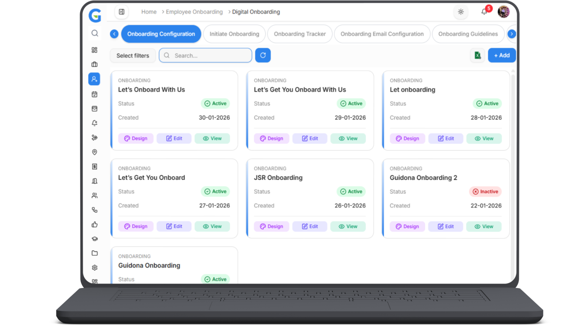 Digital Onboarding screenshot